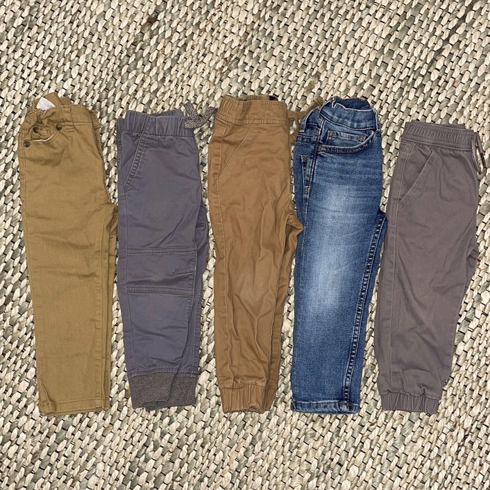 Toddler boys LOT pants, denim, jeans 2T
